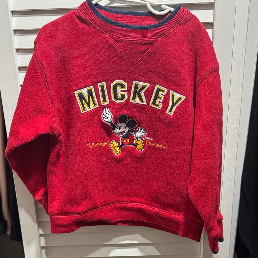 Vintage Mickey Mouse Kids Crewneck
